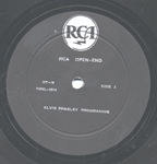  SP - 19	ELVIS PRESLEY PROGRAMME